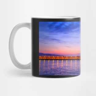 Malaga Pink and Blue Sunrise Mug